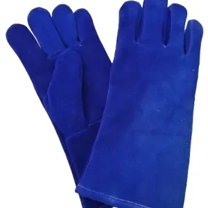 GUANTE SOLDADOR AZUL HILO KEVLAR