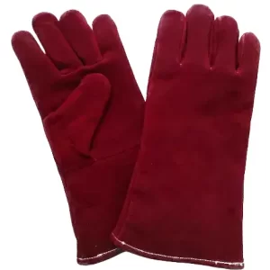 GUANTE SOLDADOR ROJO